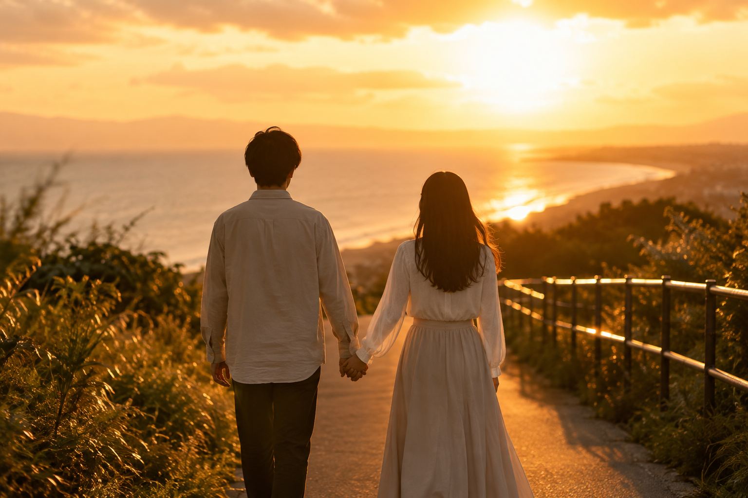 結婚準備ノートを持つカップル